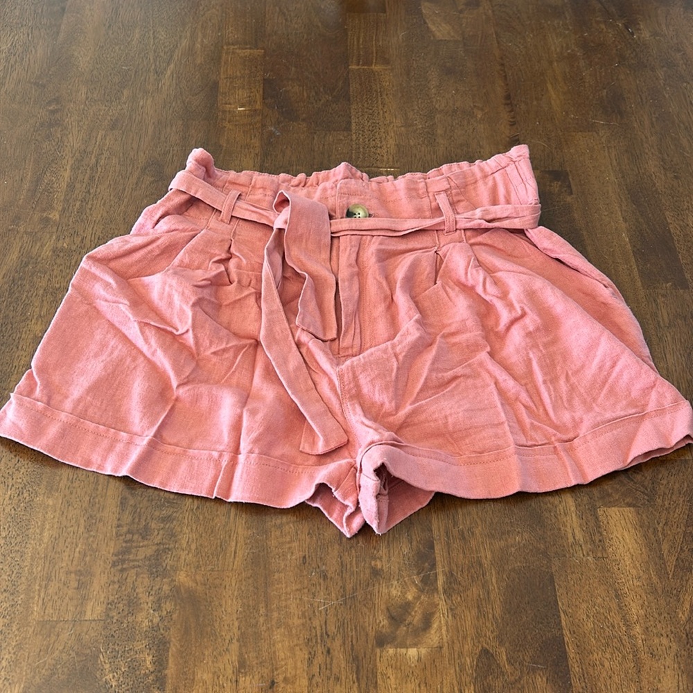 Mason & Belle high waisted tie short